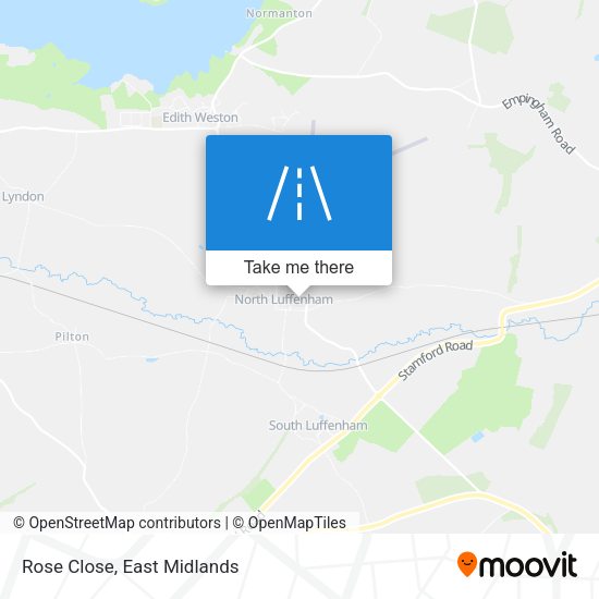 Rose Close map