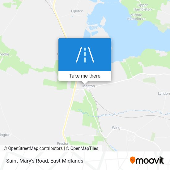 Saint Mary's Road map