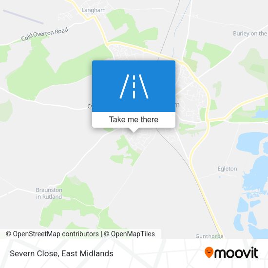 Severn Close map
