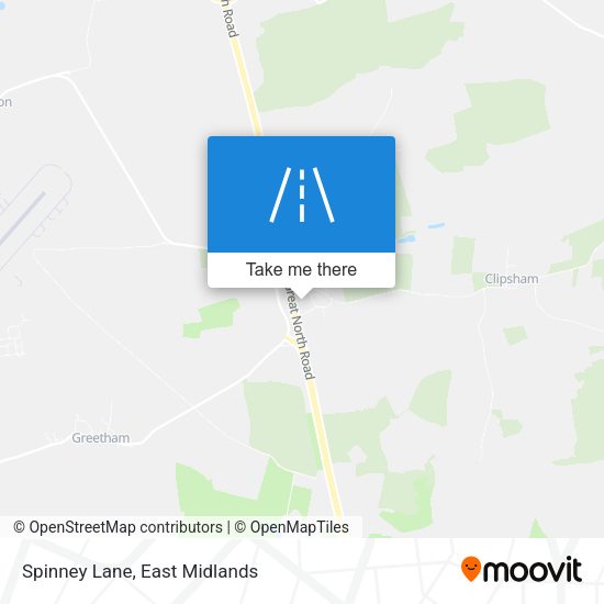 Spinney Lane map