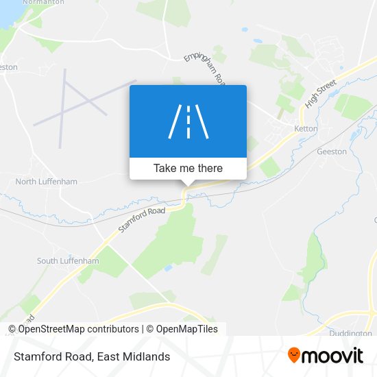 Stamford Road map