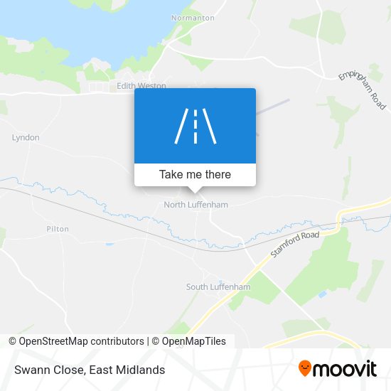 Swann Close map