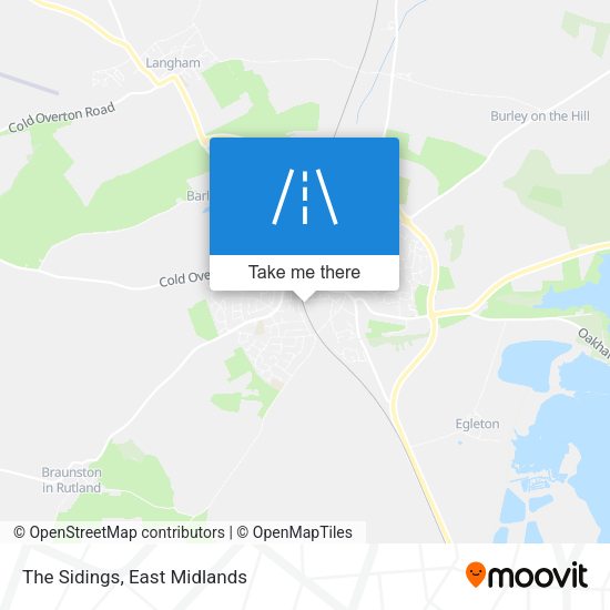 The Sidings map