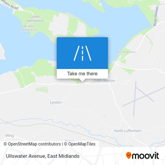 Ullswater Avenue map