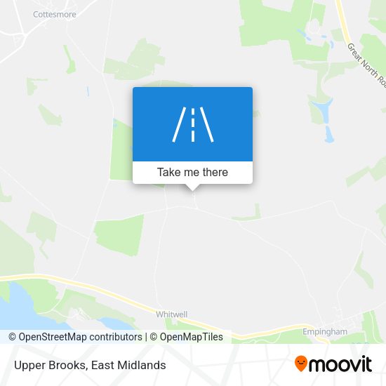 Upper Brooks map