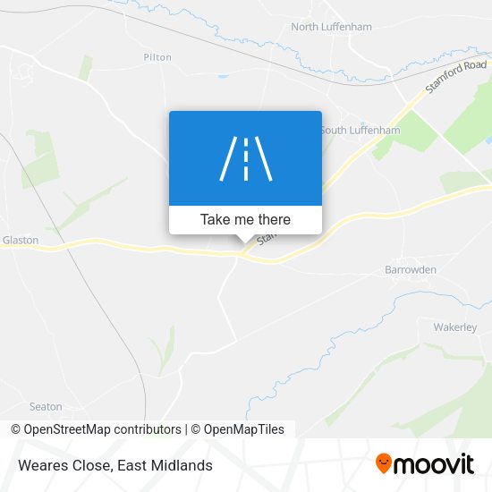 Weares Close map