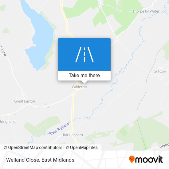 Welland Close map
