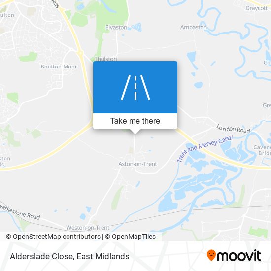 Alderslade Close map