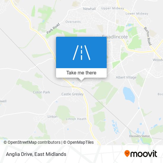 Anglia Drive map