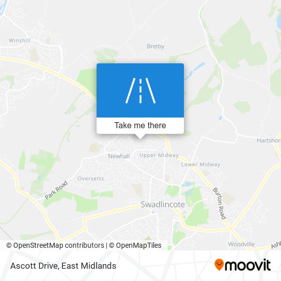 Ascott Drive map