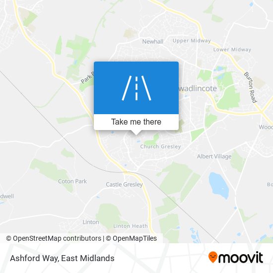 Ashford Way map
