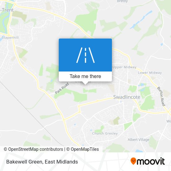 Bakewell Green map