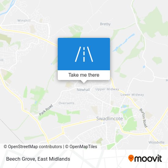 Beech Grove map