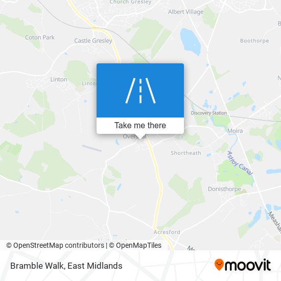 Bramble Walk map