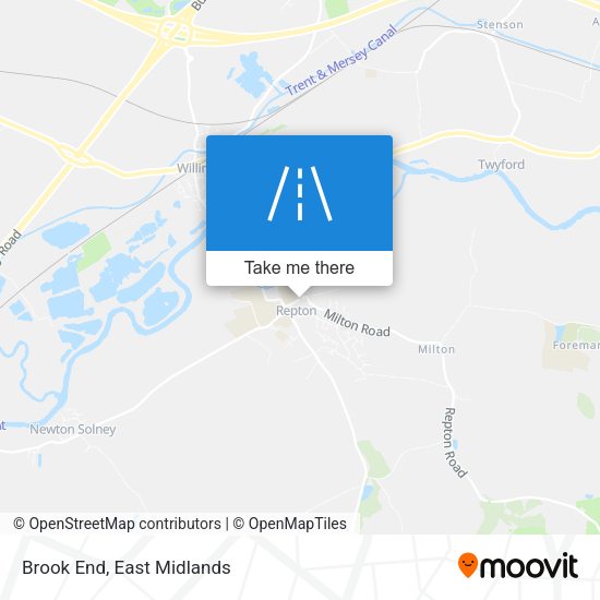 Brook End map