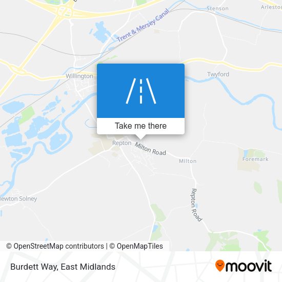 Burdett Way map