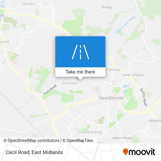 Cecil Road map