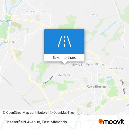 Chesterfield Avenue map