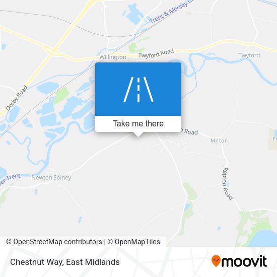 Chestnut Way map