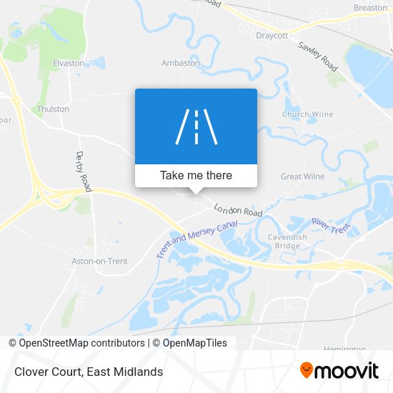 Clover Court map