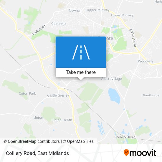 Colliery Road map