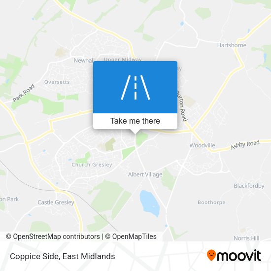 Coppice Side map