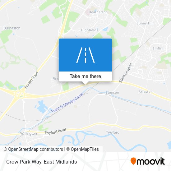 Crow Park Way map