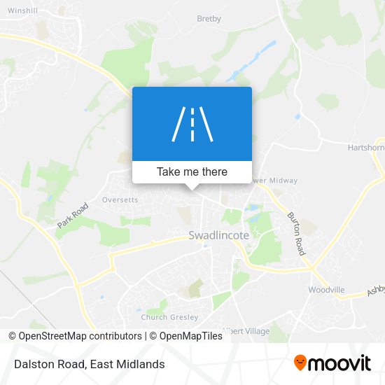 Dalston Road map