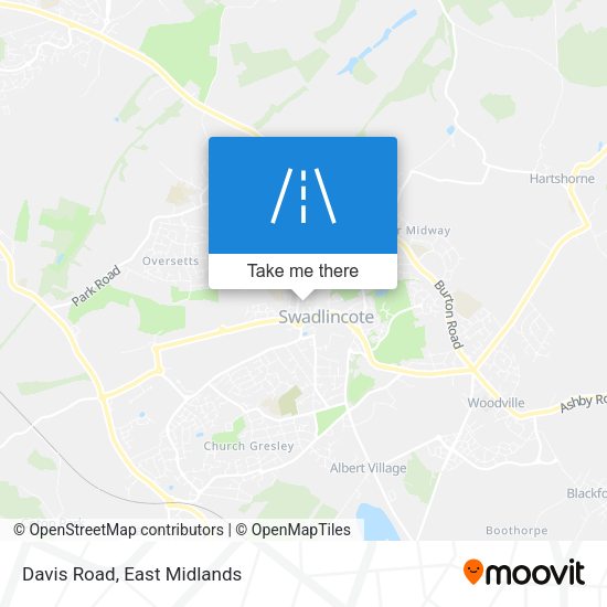 Davis Road map