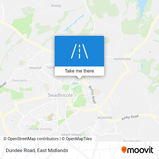 Dundee Road map