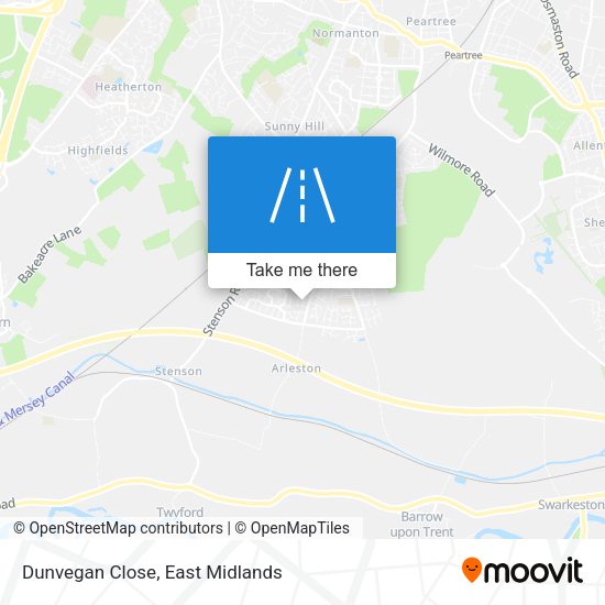 Dunvegan Close map
