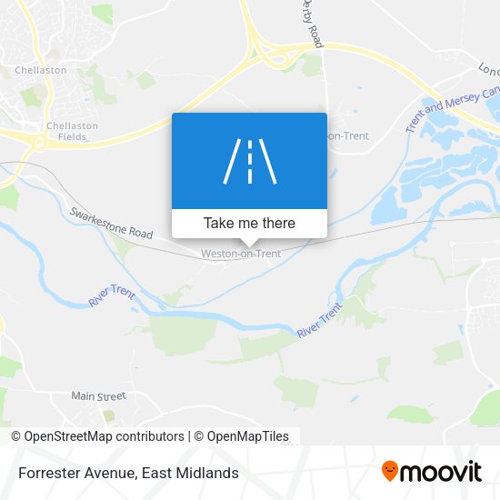 Forrester Avenue map