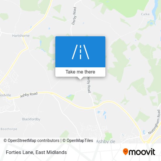 Forties Lane map