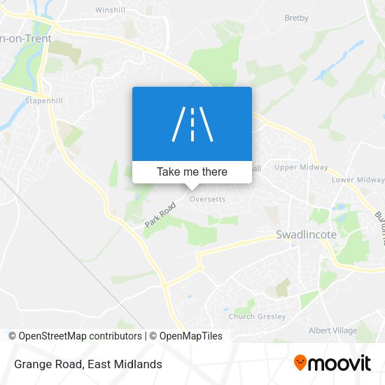 Grange Road map