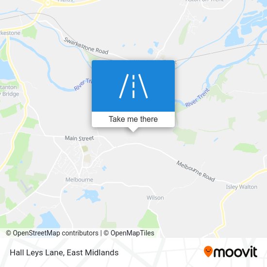 Hall Leys Lane map