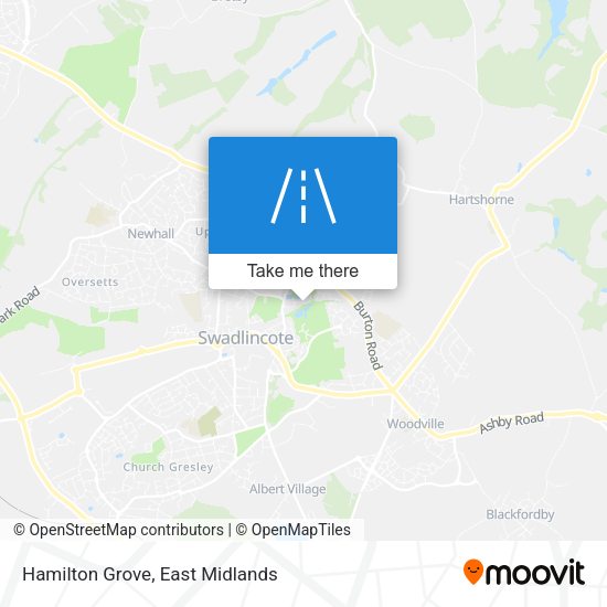 Hamilton Grove map