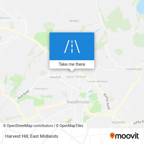 Harvest Hill map
