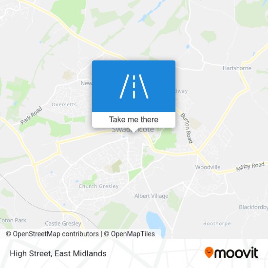High Street map