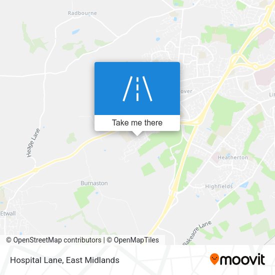Hospital Lane map
