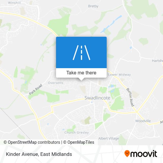 Kinder Avenue map