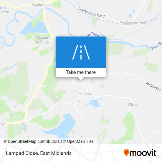 Lampad Close map