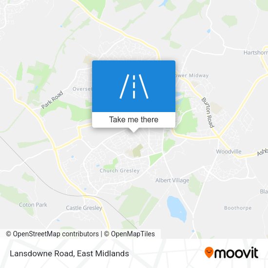 Lansdowne Road map