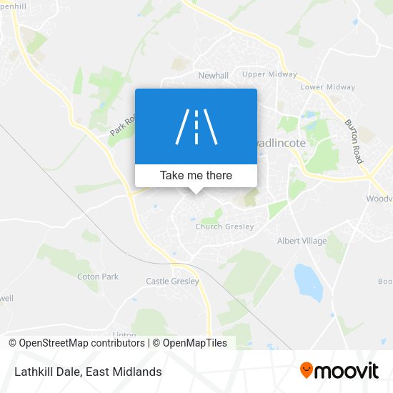 Lathkill Dale map