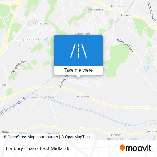 Ledbury Chase map