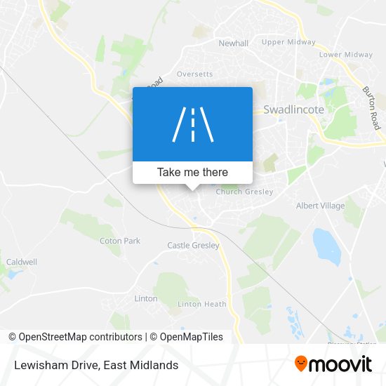 Lewisham Drive map