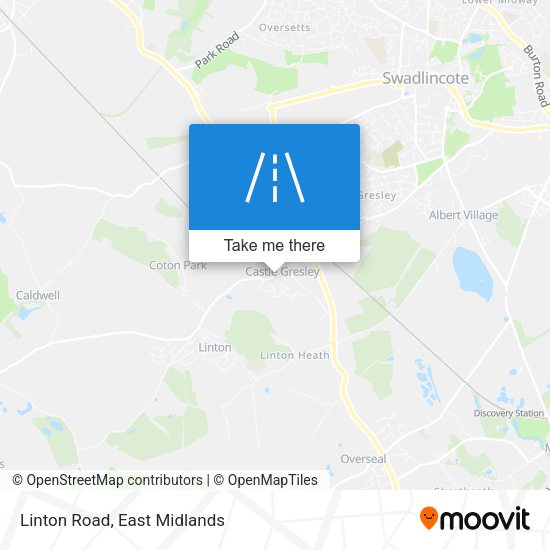 Linton Road map