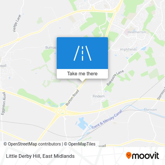 Little Derby Hill map