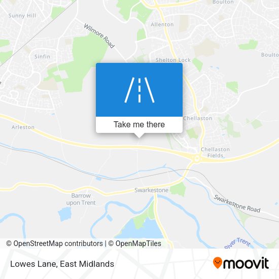 Lowes Lane map