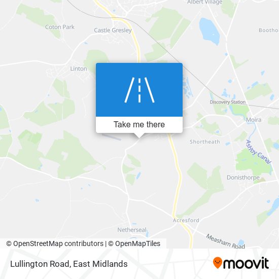 Lullington Road map