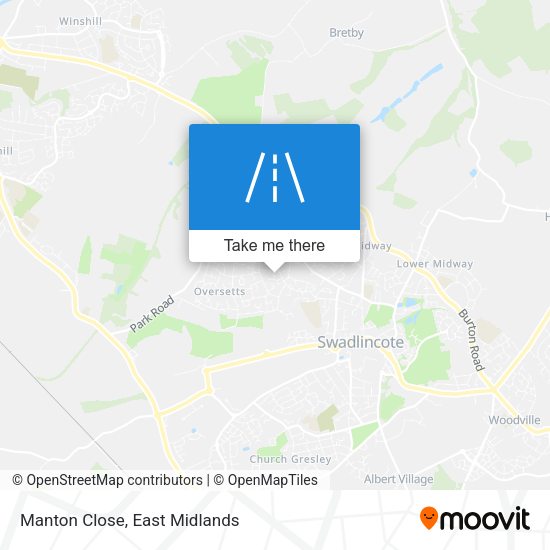 Manton Close map
